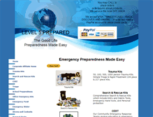 Tablet Screenshot of level5prepared.com